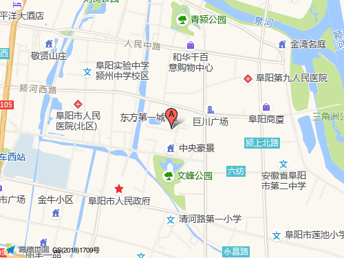 阜陽地圖