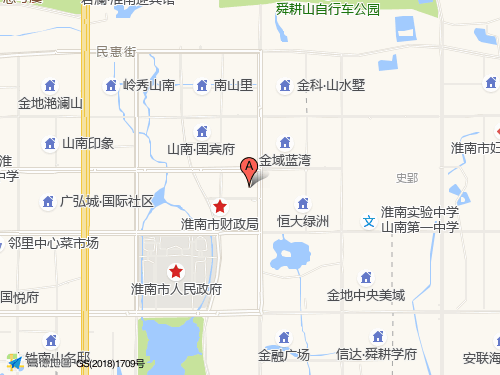 淮南地圖