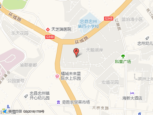 忠縣地圖