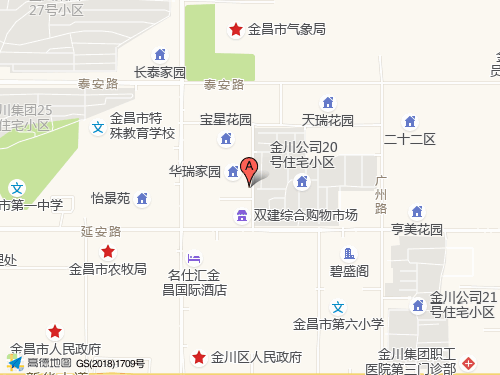 金昌地圖