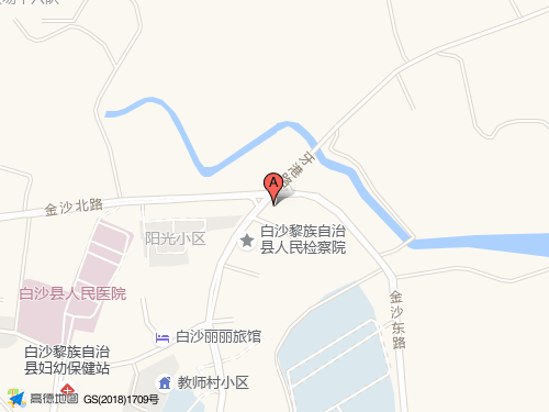 白沙地圖