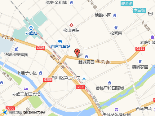赤峰地圖