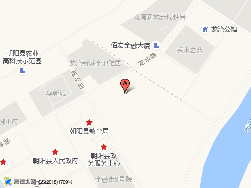 朝陽縣地圖