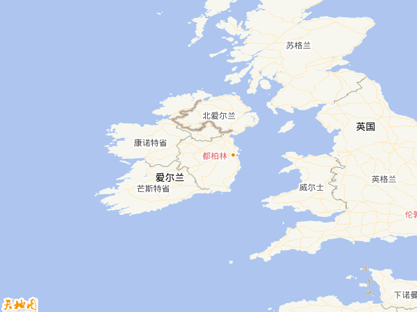 愛(ài)爾蘭地圖