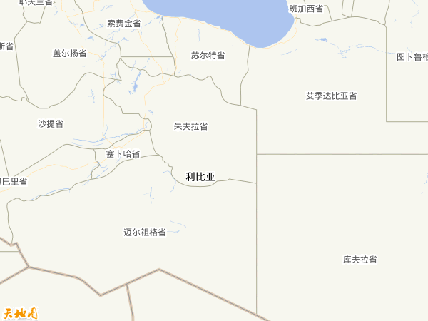 利比亞地圖