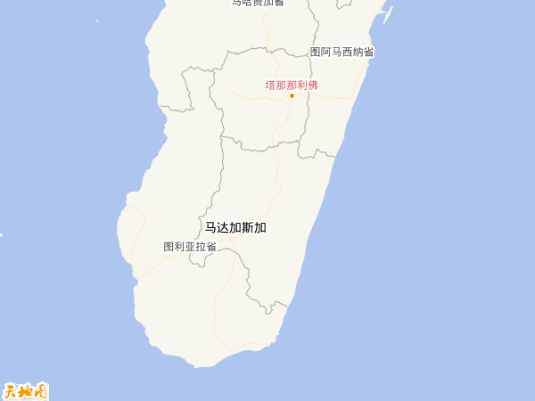 馬達加斯加地圖