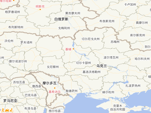 烏克蘭地圖
